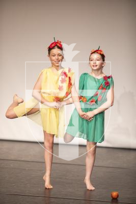 Picture by Connor Rabey.  31-05-24.  
2024 Guernsey Dance Awards - Friday 31 May 2024
SESSION 1 - 5 - MiniDG - Mini Duet/Trio Greek.
Autumn Sprites - Charlotte Meades, Isla Withers - Avril Earl Dance and Theatre Arts Centre Ltd (Guernsey).
