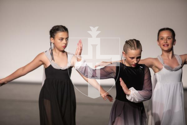 Picture by Connor Rabey.  31-05-24.  
2024 Guernsey Dance Awards - Friday 31 May 2024
SESSION 1 - 6 - KDG - Children Duet/Trio Greek.
Persephone Caught Between Two Worlds - Isabella Kinsey, Manon Bennalick, Sophia Yeates - Avril Earl Dance and Theatre Arts Centre Ltd (Guernsey).