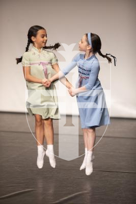 Picture by Connor Rabey.  31-05-24.  
2024 Guernsey Dance Awards - Friday 31 May 2024
SESSION 1 - 9 - MiniDCh - Mini Duet/Trio Character.
Anna and Elsa at Play - Charlotte Kinsey, Olivia Lane - Avril Earl Dance and Theatre Arts Centre Ltd (Guernsey).