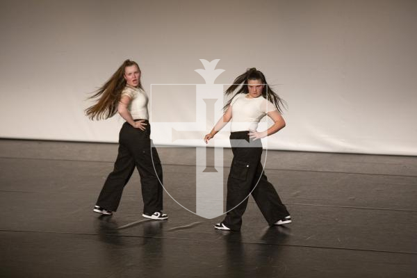 Picture by Connor Rabey.  31-05-24.  
2024 Guernsey Dance Awards - Friday 31 May 2024
SESSION 5 - 43 - KDH - Children Duet/Trio Street Dance and Commercial.
Abigail and Evie - Abigail Laird, Evie Nicholson - ESSENTIAL DANCE (Jersey).
