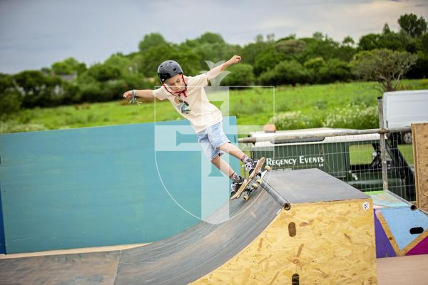 Picture by Sophie Rabey.  25-05-24.  Guernsey Together Festival 2024.
Ted Machon (8) using the skatepark.