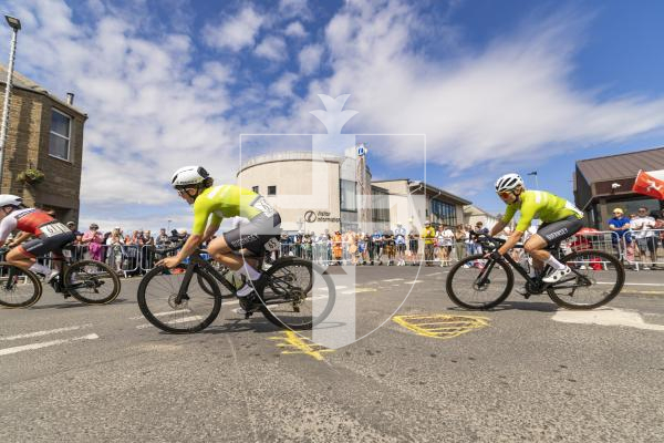 Picture by Sophie Rabey.  18-07-25.  ISLAND GAMES 2025 in Orkney.  
Cycling Town Crit Womens.