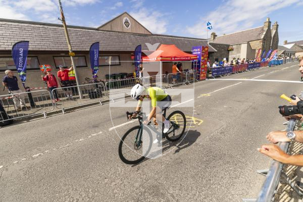 Picture by Sophie Rabey.  18-07-25.  ISLAND GAMES 2025 in Orkney.  
Cycling Town Crit Womens.
