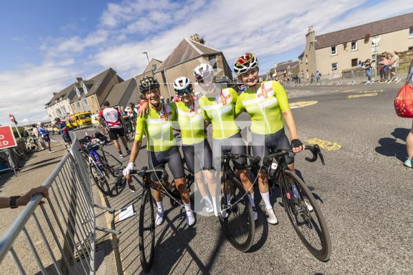 Picture by Sophie Rabey.  18-07-25.  ISLAND GAMES 2025 in Orkney.  
Cycling Town Crit Womens.
