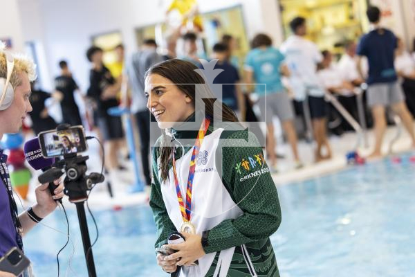Picture by Sophie Rabey.  17-07-25.  ISLAND GAMES 2025 in Orkney.  
Orla Rabey