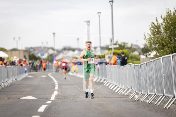 Picture by Sophie Rabey.  18-07-25.  ISLAND GAMES 2025 in Orkney.  
Mens Half Marathon.  Sammy Galpin, James Priest and Ethan Woodhead raced for Guernsey.