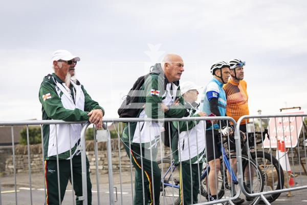 Picture by Sophie Rabey.  18-07-25.  ISLAND GAMES 2025 in Orkney.  
Mens Half Marathon.  Sammy Galpin, James Priest and Ethan Woodhead raced for Guernsey.