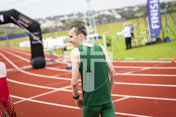 Picture by Sophie Rabey.  18-07-25.  ISLAND GAMES 2025 in Orkney.  
Mens Half Marathon.  Sammy Galpin, James Priest and Ethan Woodhead raced for Guernsey.