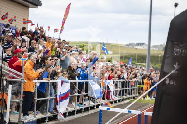 Picture by Sophie Rabey.  18-07-25.  ISLAND GAMES 2025 in Orkney.  
Mens Half Marathon.  Sammy Galpin, James Priest and Ethan Woodhead raced for Guernsey.