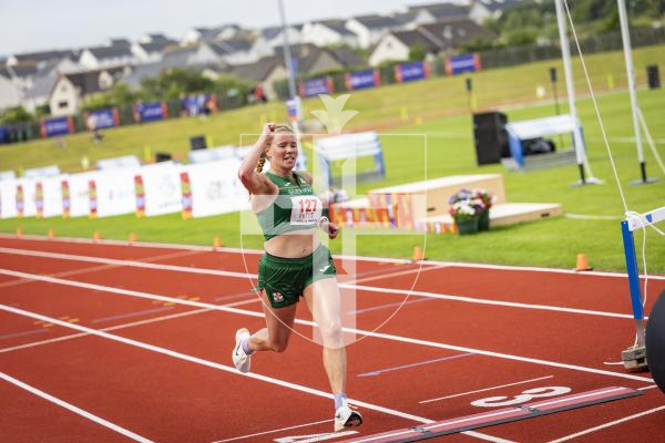 Picture by Sophie Rabey.  18-07-25.  ISLAND GAMES 2025 in Orkney.  
Womens Half Marathon.  Nix Petit, Sarah Eagles and Vanessa King raced for Guernsey.