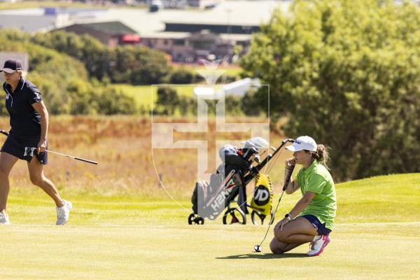 Picture by Sophie Rabey.  16-07-25.  ISLAND GAMES 2025 in Orkney.  
Womens Golf at Orkney Golf Club.
Chloe Gaudion.