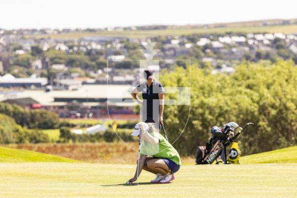 Picture by Sophie Rabey.  16-07-25.  ISLAND GAMES 2025 in Orkney.  
Womens Golf at Orkney Golf Club.
Chloe Gaudion.