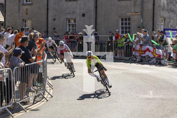 Picture by Sophie Rabey.  18-07-25.  ISLAND GAMES 2025 in Orkney.  
Cycling Town Crit Womens.