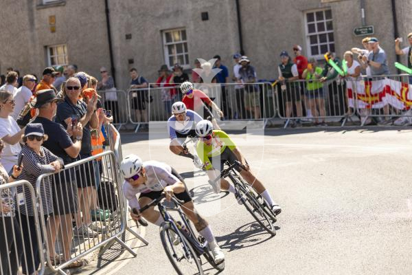 Picture by Sophie Rabey.  18-07-25.  ISLAND GAMES 2025 in Orkney.  
Cycling Town Crit Womens.