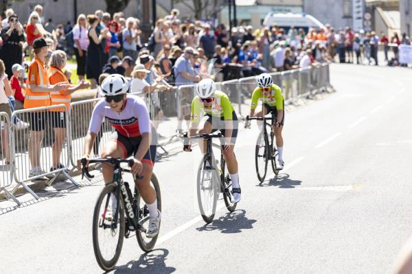 Picture by Sophie Rabey.  18-07-25.  ISLAND GAMES 2025 in Orkney.  
Cycling Town Crit Womens.