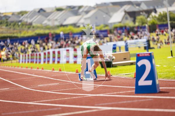 Picture by Sophie Rabey.  18-07-25.  ISLAND GAMES 2025 in Orkney.  
Athletics - Mens 4 x 100m Relay.