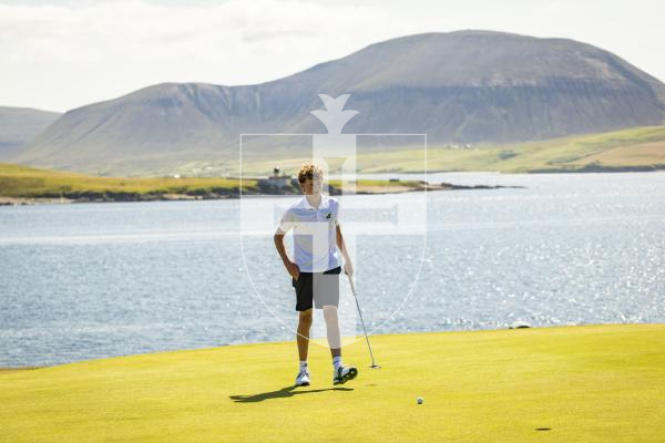 Picture by Sophie Rabey.  16-07-25.  ISLAND GAMES 2025 in Orkney.  
Mens Golf at Stromness Golf Club.