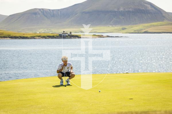 Picture by Sophie Rabey.  16-07-25.  ISLAND GAMES 2025 in Orkney.  
Mens Golf at Stromness Golf Club.