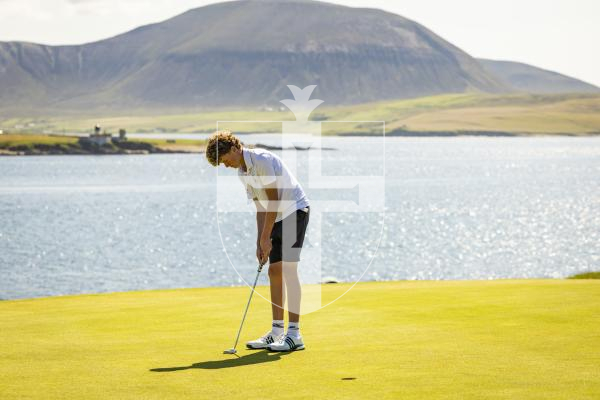 Picture by Sophie Rabey.  16-07-25.  ISLAND GAMES 2025 in Orkney.  
Mens Golf at Stromness Golf Club.