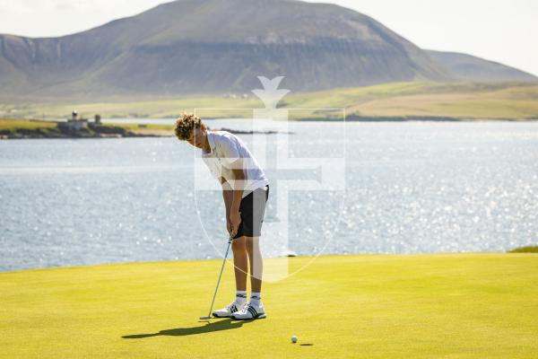 Picture by Sophie Rabey.  16-07-25.  ISLAND GAMES 2025 in Orkney.  
Mens Golf at Stromness Golf Club.