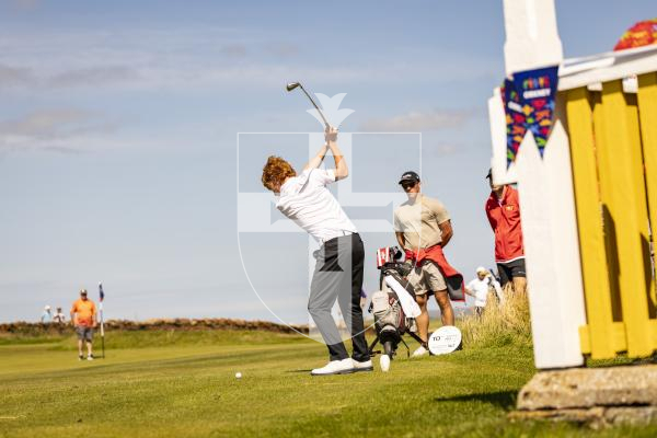 Picture by Sophie Rabey.  16-07-25.  ISLAND GAMES 2025 in Orkney.  
Mens Golf at Stromness Golf Club.
