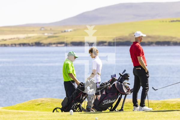 Picture by Sophie Rabey.  16-07-25.  ISLAND GAMES 2025 in Orkney.  
Mens Golf at Stromness Golf Club.