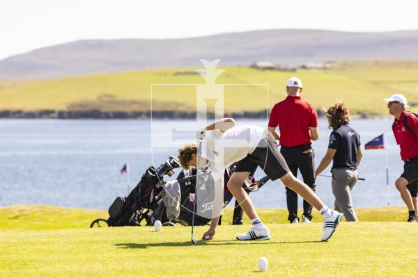 Picture by Sophie Rabey.  16-07-25.  ISLAND GAMES 2025 in Orkney.  
Mens Golf at Stromness Golf Club.