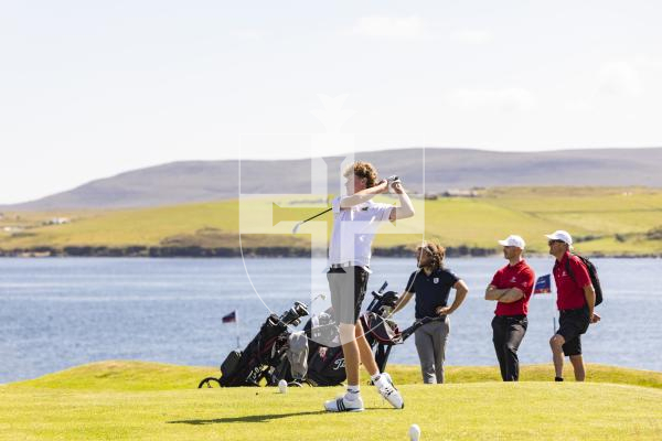 Picture by Sophie Rabey.  16-07-25.  ISLAND GAMES 2025 in Orkney.  
Mens Golf at Stromness Golf Club.