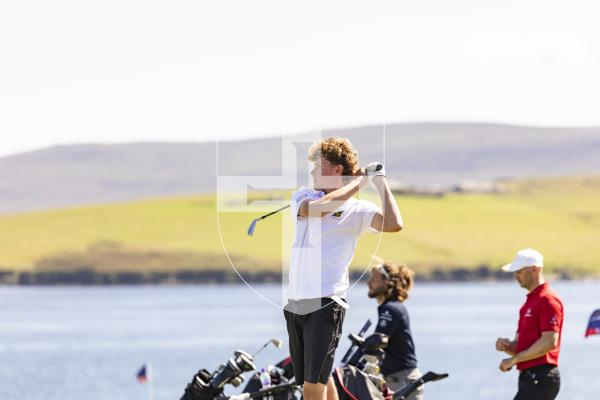 Picture by Sophie Rabey.  16-07-25.  ISLAND GAMES 2025 in Orkney.  
Mens Golf at Stromness Golf Club.