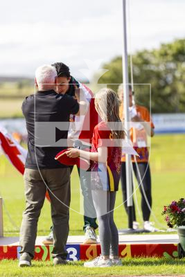 Picture by Sophie Rabey.  18-07-25.  ISLAND GAMES 2025 in Orkney.  Athletics - Gian-Luca Robilliard won Bronze in the Mens 800m