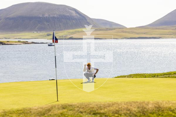 Picture by Sophie Rabey.  16-07-25.  ISLAND GAMES 2025 in Orkney.  
Mens Golf at Stromness Golf Club.