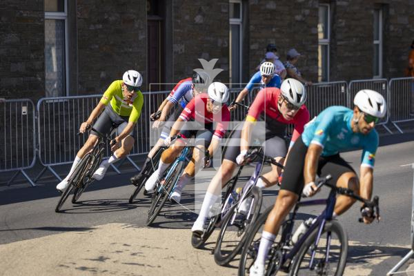 Picture by Sophie Rabey.  18-07-25.  ISLAND GAMES 2025 in Orkney.  Cycling Town Crit Mens.
