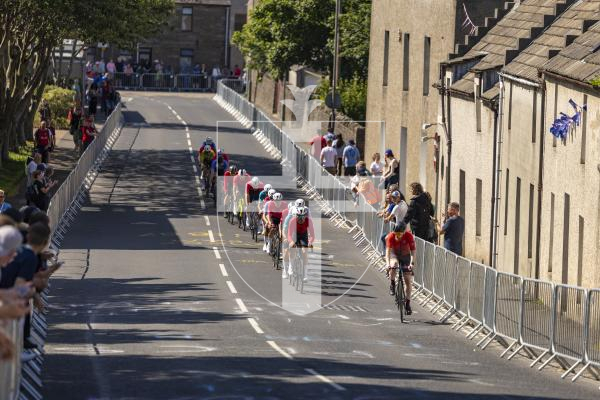 Picture by Sophie Rabey.  18-07-25.  ISLAND GAMES 2025 in Orkney.  Cycling Town Crit Mens.