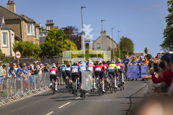 Picture by Sophie Rabey.  18-07-25.  ISLAND GAMES 2025 in Orkney.  Cycling Town Crit Mens.