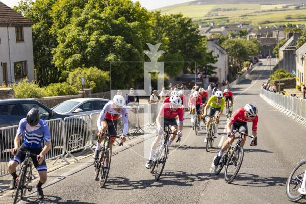 Picture by Sophie Rabey.  18-07-25.  ISLAND GAMES 2025 in Orkney.  Cycling Town Crit Mens.