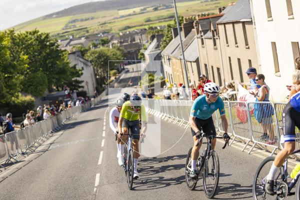 Picture by Sophie Rabey.  18-07-25.  ISLAND GAMES 2025 in Orkney.  Cycling Town Crit Mens.