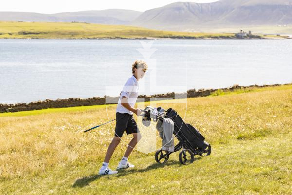Picture by Sophie Rabey.  16-07-25.  ISLAND GAMES 2025 in Orkney.  
Mens Golf at Stromness Golf Club.