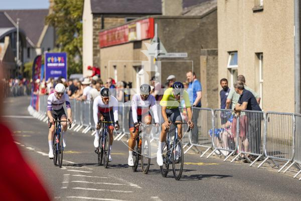 Picture by Sophie Rabey.  18-07-25.  ISLAND GAMES 2025 in Orkney.  Cycling Town Crit Mens.