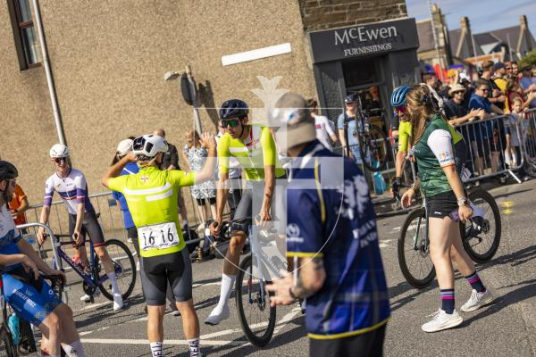 Picture by Sophie Rabey.  18-07-25.  ISLAND GAMES 2025 in Orkney.  Cycling Town Crit Mens.