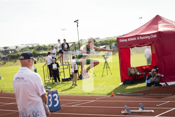 Picture by Sophie Rabey.  17-07-25.  ISLAND GAMES 2025 in Orkney.  
4 x 100m Relay