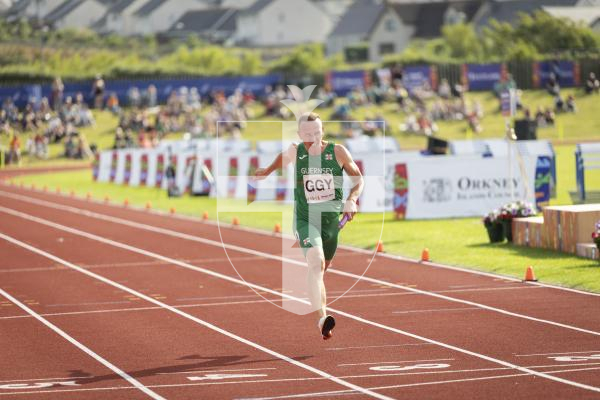 Picture by Sophie Rabey.  17-07-25.  ISLAND GAMES 2025 in Orkney.  
4 x 100m Relay