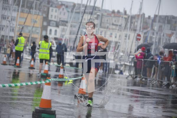 Picture by Luke Le Prevost. 14-07-23.
Island Games 2023 - Triathlon Team Relay Race on Albert Pier and Town Seafront.