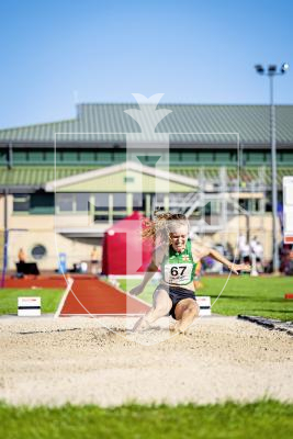 Picture by Sophie Rabey.  15-07-25.  ISLAND GAMES 2025 in Orkney.  
Victoria Hancock won Gold in the Long Jump.