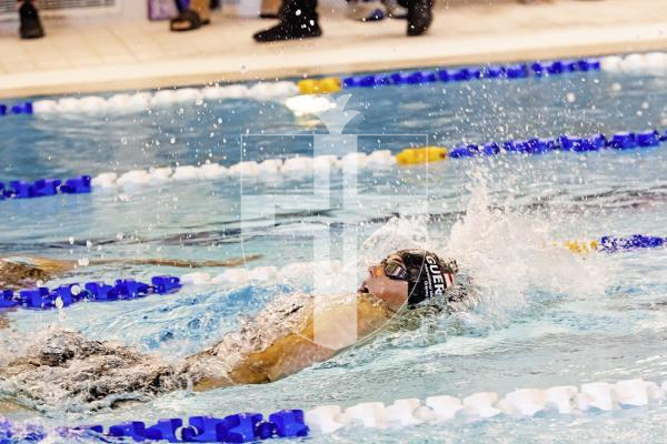 Picture by Sophie Rabey.  15-07-25.  ISLAND GAMES 2025 in Orkney.  
Swimming - Womens 100m Backstroke - Tatiana Tostevin won Silver.