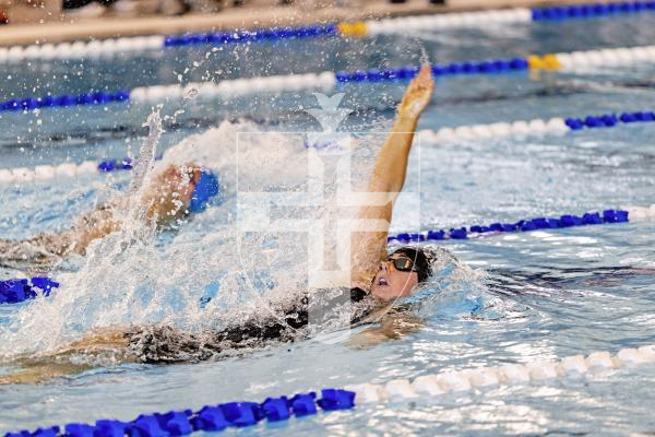 Picture by Sophie Rabey.  15-07-25.  ISLAND GAMES 2025 in Orkney.  
Swimming - Womens 100m Backstroke - Tatiana Tostevin won Silver.