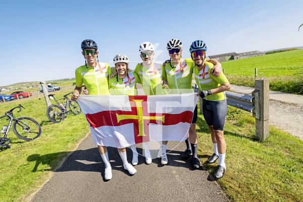 Picture by Sophie Rabey.  16-07-25.  ISLAND GAMES 2025 in Orkney.  
Cycling Road Race - Mens.