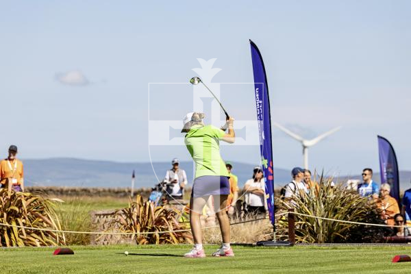 Picture by Sophie Rabey.  16-07-25.  ISLAND GAMES 2025 in Orkney.  
Womens Golf at Orkney Golf Club.
Chloe Gaudion.