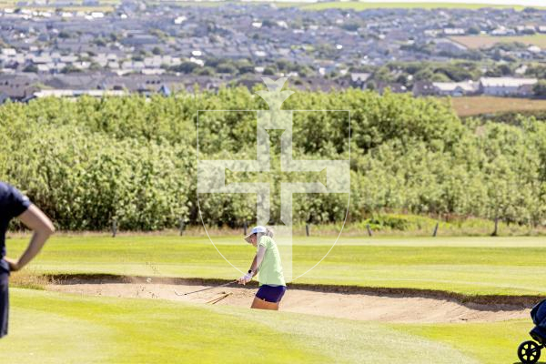 Picture by Sophie Rabey.  16-07-25.  ISLAND GAMES 2025 in Orkney.  
Womens Golf at Orkney Golf Club.
Chloe Gaudion.