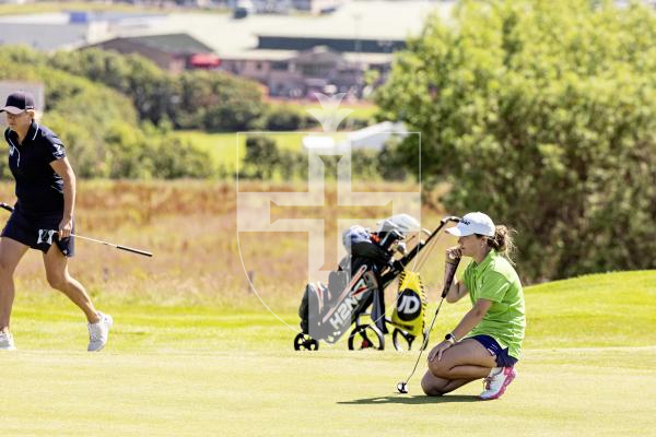 Picture by Sophie Rabey.  16-07-25.  ISLAND GAMES 2025 in Orkney.  
Womens Golf at Orkney Golf Club.
Chloe Gaudion.