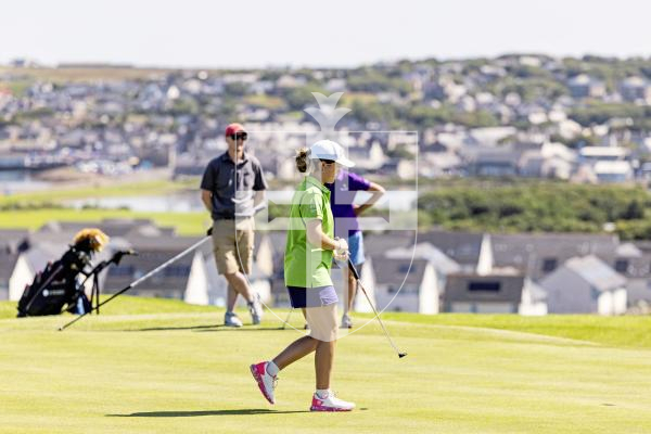 Picture by Sophie Rabey.  16-07-25.  ISLAND GAMES 2025 in Orkney.  
Womens Golf at Orkney Golf Club.
Chloe Gaudion.